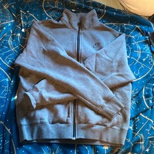 Grey Nike zip up men’s M